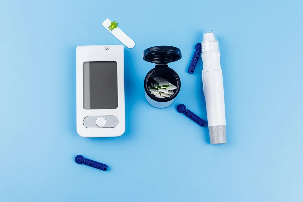 глюкометр с принадлежностями